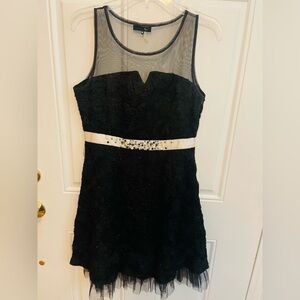 Sparkle floral formal dress